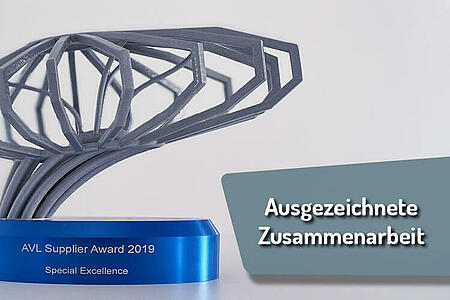 News | AVL Supplier Award, der aussieht wie die AVL Kolbenrückholfeder