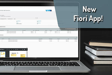 News | Tablet mit der neuen AFI Fiori-App für Preisabweichungen